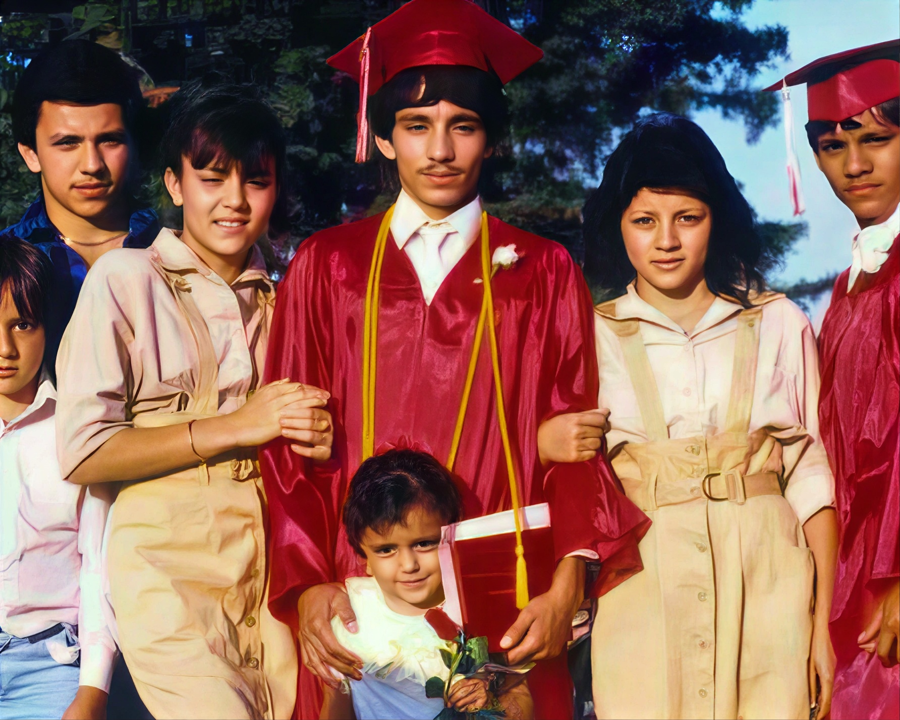 The Cuevas family in the late 1980s, before founding United Facilities Group